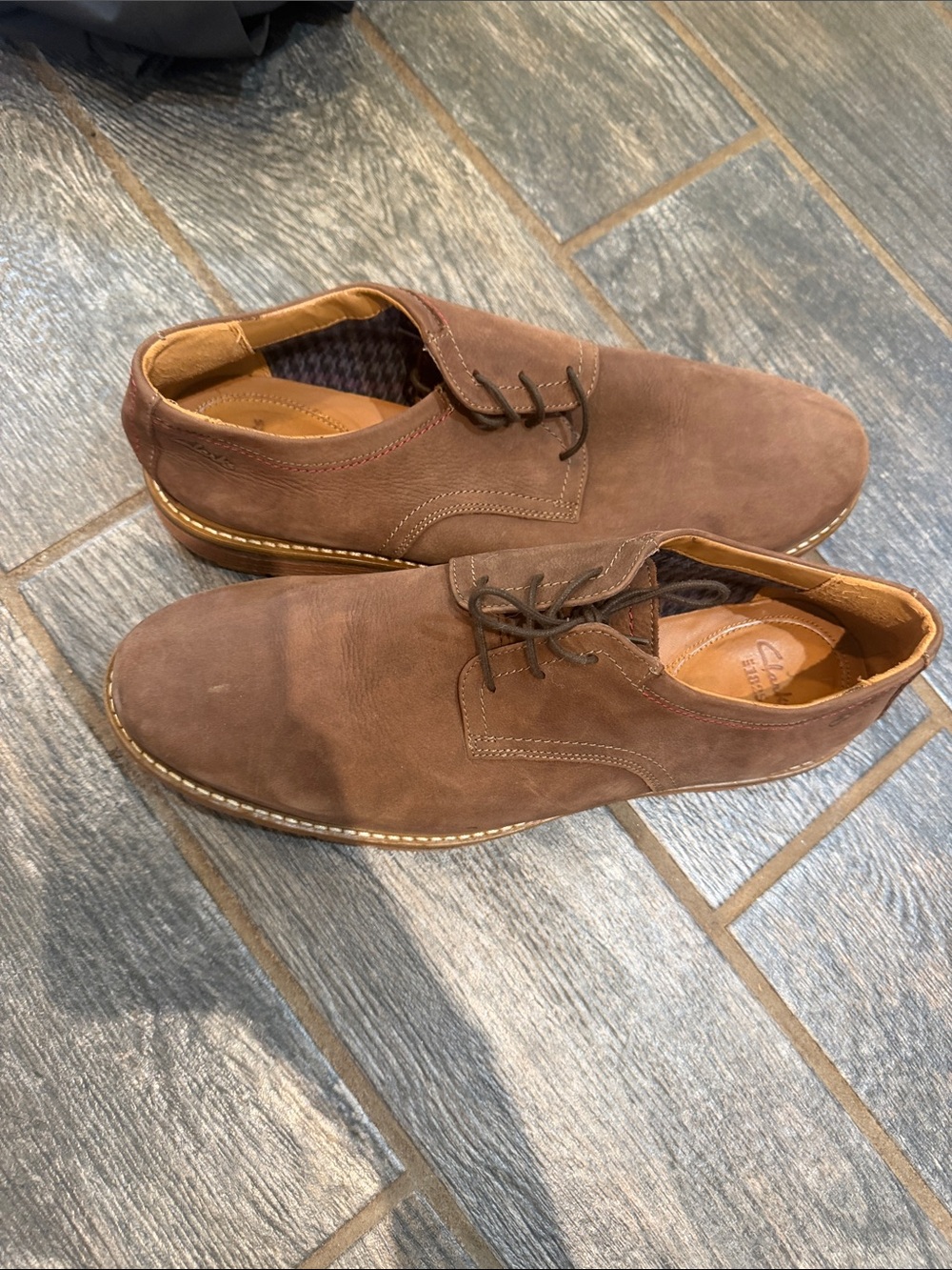 Clarks Men's Brown Suede Chukka Boots